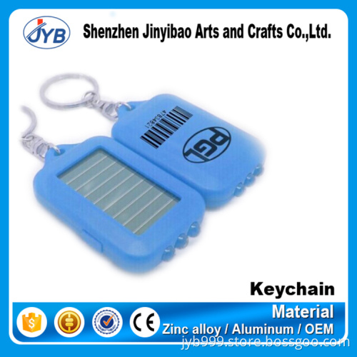 good quality custom logo plastic led light keyring with cheap price